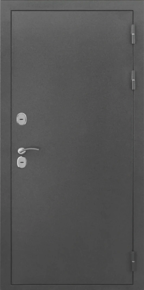 Входная дверь ДвериПРО L-Термо серебро ФЛ-790 Velutto Bianco DPRO198182 внешняя сторона