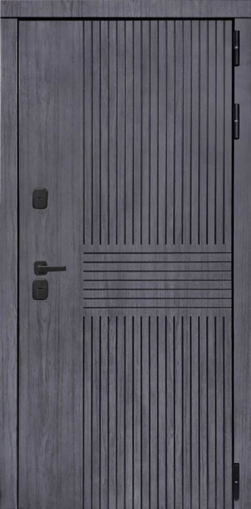 Входная дверь ДвериПРО Берген ПВХ 10мм Астрод Velutto Bianco DPRO196748 внешняя сторона