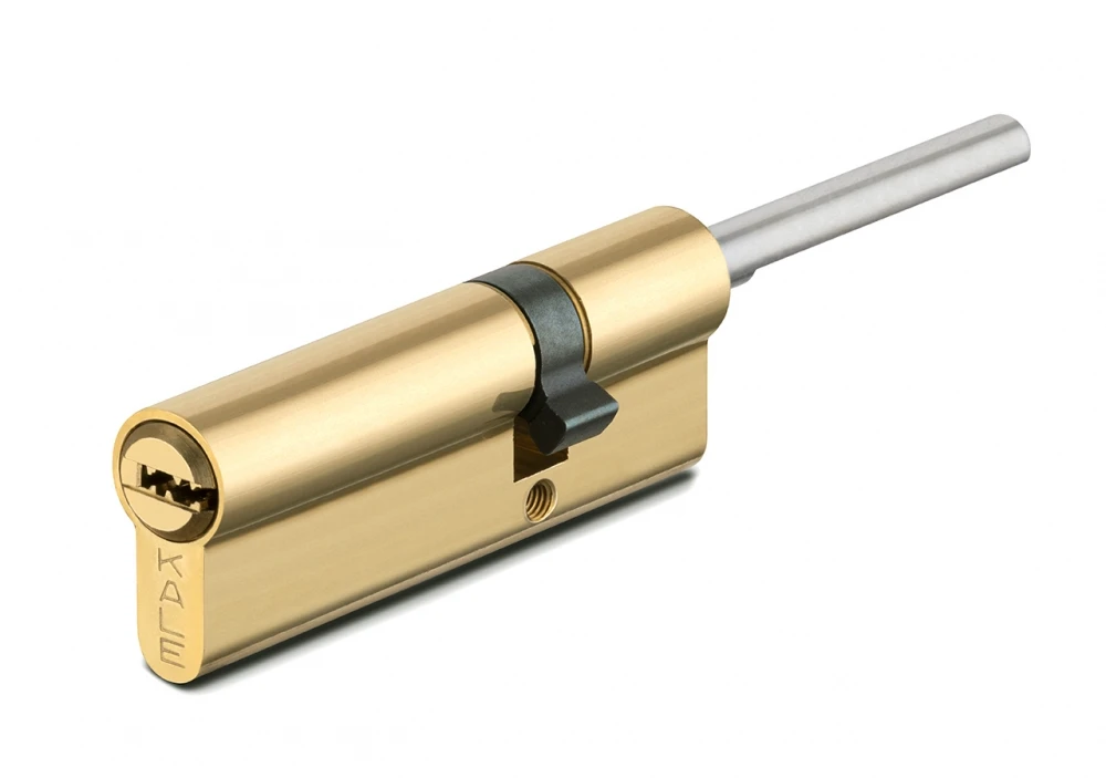 Фото Цилиндровый механизм под вертушку (дл.шток) 164 SX/91 (55+10+26) mm латунь 5 кл.