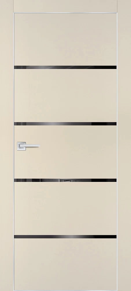 Фото Межкомнатная дверь PX-17  AL кромка с 4-х ст. Бежевый матовый