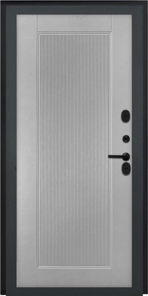 Входная дверь ДвериПРО Берген ПВХ 10мм Астрод Velutto Grigio DPRO196762 внутренняя сторона