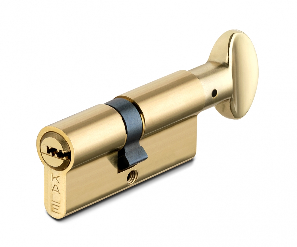 Фото Цилиндровый механизм с вертушкой 164 BM/100 (45+10+45) mm латунь 5 кл.