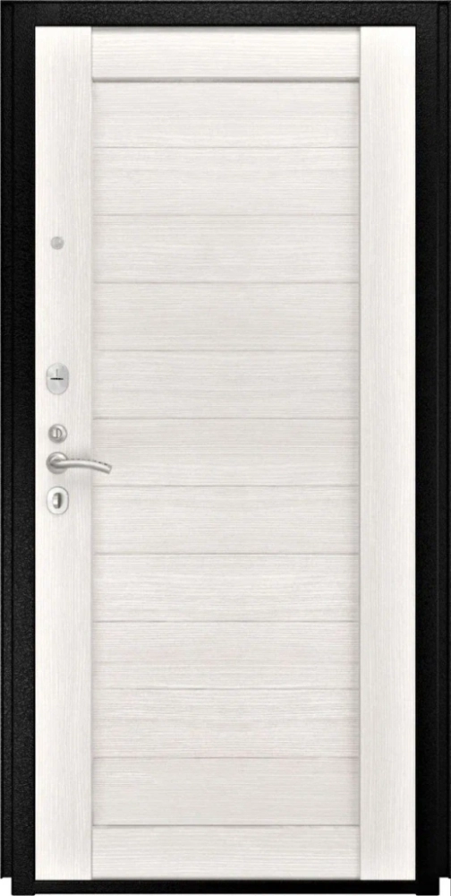 Входная дверь ДвериПРО Модель L-49 СБ-3 листв. бел. (21 беленый дуб) DPRO196770 внутренняя сторона
