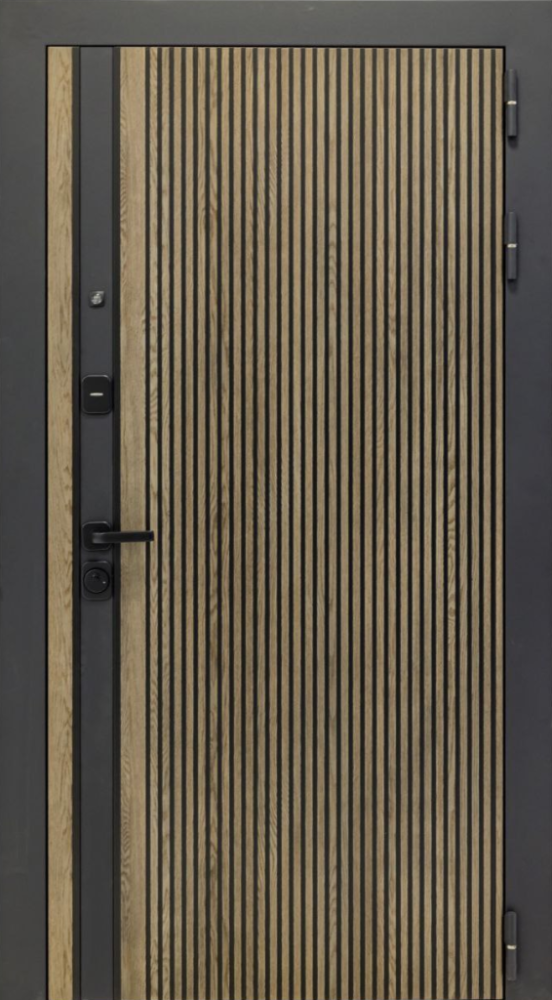 Входная дверь ДвериПРО Rosna СБ-3 листв. бел. (21 беленый дуб) DPRO196772 внешняя сторона